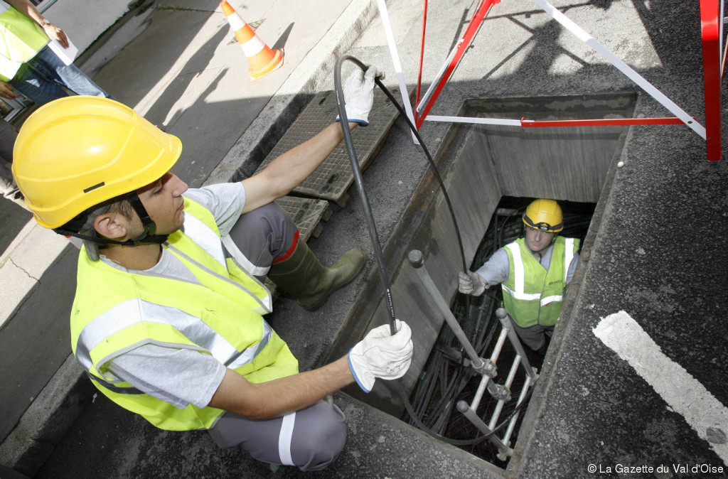 Cablage fibre optique